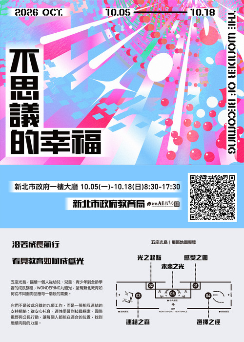 「不思議的幸福 The Wonder of Becoming」新北教育成果展